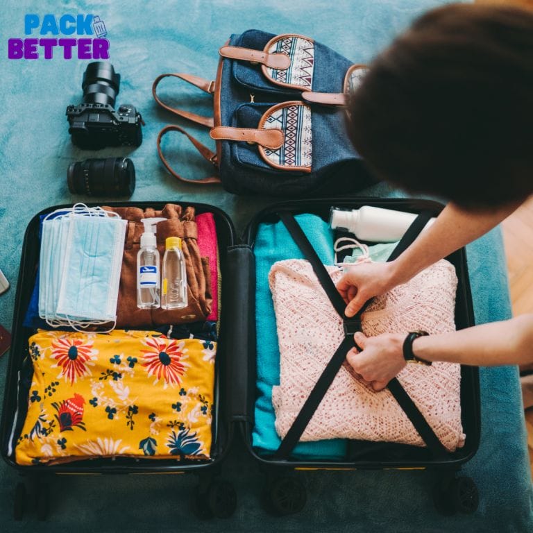 a man who pack for a long term travel