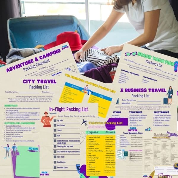 Pack Better's Ultimate Packing Lists - bundle