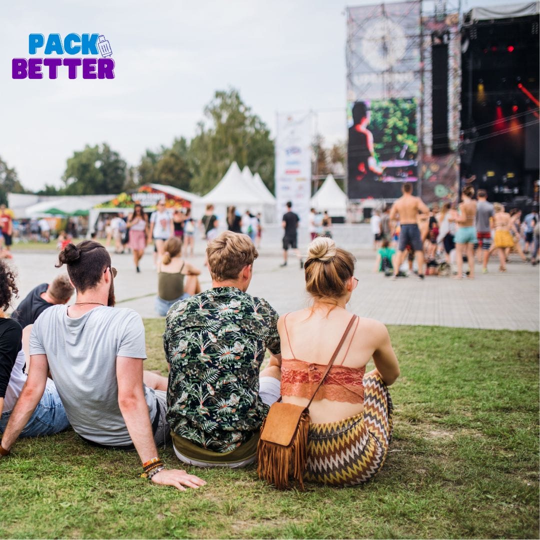 pack for a music festival
