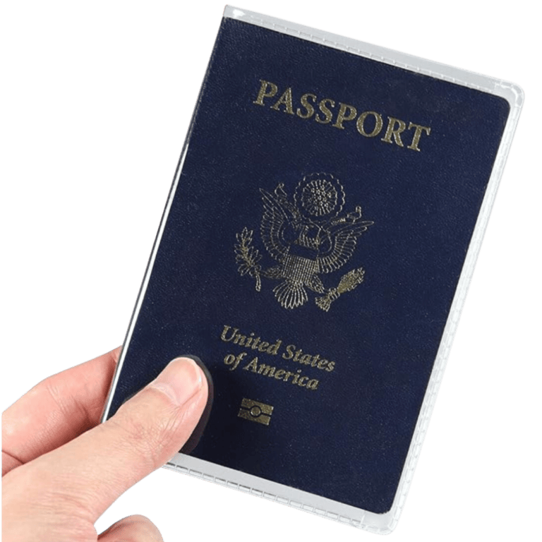 clear passport cover