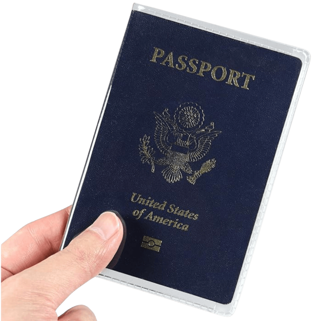 clear passport cover