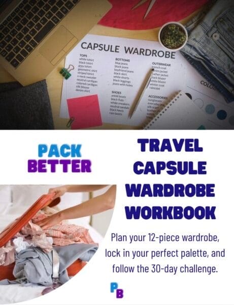 Travel Capsule Wardrobe Workbook