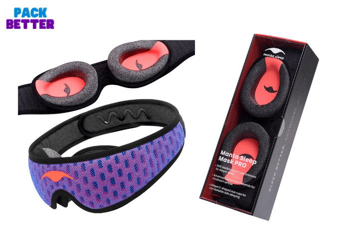 a Manta Pro Sleep Mask display